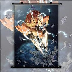 Kimetsu no Yaiba Scroll mural Zenitsu Sixfold Demon Slayer Storeandise Demon Slayer Store