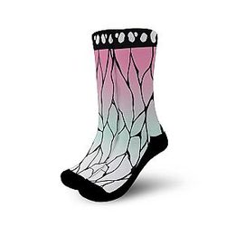 Kimetsu no Yaiba Chaussettes Merch - Chaussettes 3D classiques Shinobu Kocho