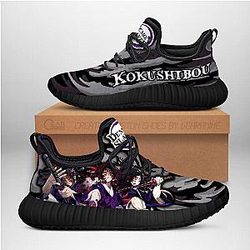 Kimetsu no Yaiba Magasin - Kokushibou Chaussures Reze Sneakers Animés Personnalisés Kimetsu no Yaiba Marchandises
