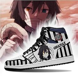 Kimetsu no Yaiba Store -  Obanai Iguro Sneakers Snake Hashira Anime Sneakers Kimetsu no Yaiba Merch