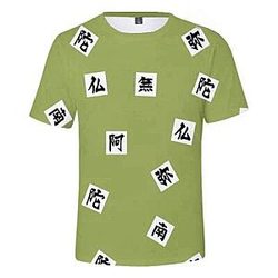 Kimetsu no Yaiba T-Shirt -   Gyomei Himejima  Haori Pattern Demon Slayer Storeandise Demon Slayer Store