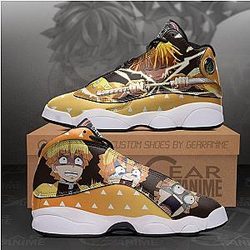 Kimetsu no Yaiba Magasin - Zenitsu Agatsuma Sneakers Funny Face Shoes MN10 Kimetsu no Yaiba Marchandises