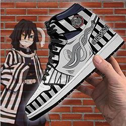 Kimetsu no Yaiba Store -  Obanai Iguro Sneakers Sword Snake Anime Sneakers Kimetsu no Yaiba Merch