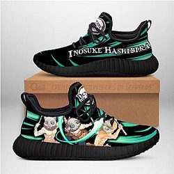 Kimetsu no Yaiba A conserver - Inosuke Hashibira Chaussures Reze Sneakers Animés Personnalisés Kimetsu no Yaiba Marchandises