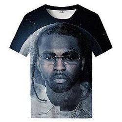 T-shirt Pop Smoke - Pop Smoke Design graphique imprimé 3D