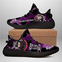 Kimetsu no Yaiba Magasin - Kokushibou Yeezy Chaussures Sneakers Anime Cadeau officiel TT04 Kimetsu no Yaiba Marchandises