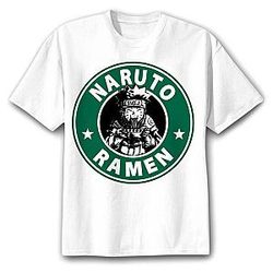 T-shirts Naruto - Starbucks Vs Ramen T-shirt