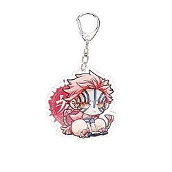 Kimetsu no Yaiba Keychain Akaza Demon Slayer Storeandise Demon Slayer Store