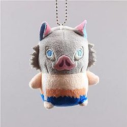 Kimetsu no Yaiba Keychain  -  Inosuke Plush Demon Slayer Storeandise Demon Slayer Store