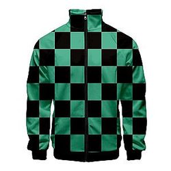 Kimetsu no Yaiba Veste Kamado Tanjiro Pattern Demon Slayer Storeandise Demon Slayer Store