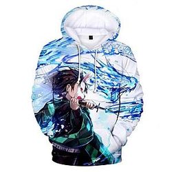 Kimetsu no Yaiba Hoodies - Tanjiro Water Dragon Demon Slayer Storeandise Demon Slayer Store