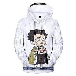Kimetsu no Yaiba Hoodies -   Cute Gyomei Himejima Demon Slayer Storeandise Demon Slayer Store