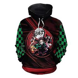 Kimetsu no Yaiba Hoodies -   Tanjiro Kamado Demon Slayer Storeandise Demon Slayer Store