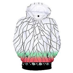 Kimetsu no Yaiba Hoodies -   Shinobu Kocho Pattern Demon Slayer Storeandise Demon Slayer Store