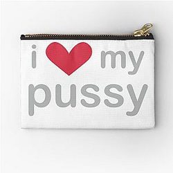 I love my pussy Kim Petras shirt Zipper Pouch