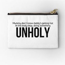 unholy sam smith kim petras Zipper Pouch