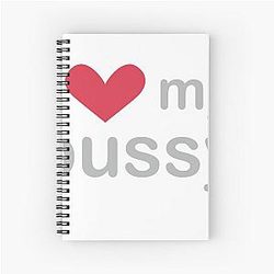 I love my pussy Kim Petras shirt Spiral Notebook