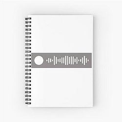 Unholy by Sam Smith (feat. Kim Petras) | spotify scan code Spiral Notebook