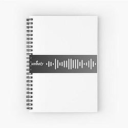Sam Smith - Unholy (ft. Kim Petras) (Spotify Code) Spiral Notebook