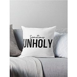 Sometime unholy Sam smith Kim petras Throw Pillow