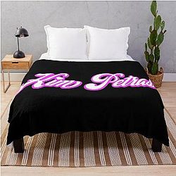 Kim Petras Merch Kim Petras Logo Throw Blanket