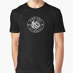 WHITE TRANSPARENT King Gnu logo Graphic T-Shirt