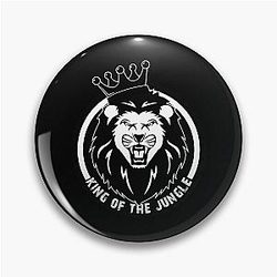 King of the Jungle: Lion Gnu Pin