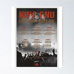 King GNU Live Tour 2021 Poster