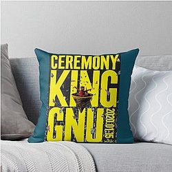 King GNU Ceremony Throw Pillow