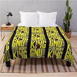 King GNU Ceremony Throw Blanket 2020