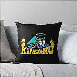 King Gnu Angelic Cow Logo Throw Pillow
