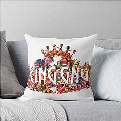 King Gnu Graphic Throw Pillow