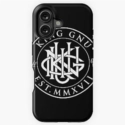 WHITE TRANSPARENT King Gnu logo iPhone Case