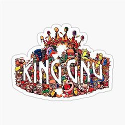 King Gnu Graphic Art Sticker Sticker