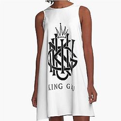 Lettering Japan A-Line Dress