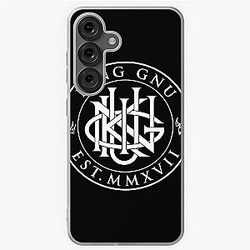 WHITE TRANSPARENT King Gnu Logo Samsung Galaxy Soft Case