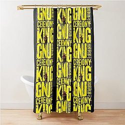 King GNU Ceremony Shower Curtain