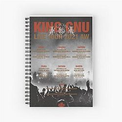 King Live Tour 2021 Spiral Notebook