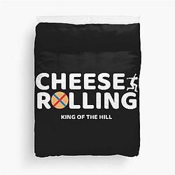 Cheese Rolling King Of The Hill Duvet Cover
