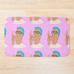 Hank Hill Smokin' a Cheeto Puff Bath Mat