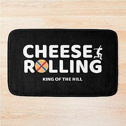 Cheese Rolling King of the Hill   Bath Mat