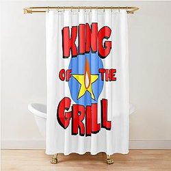King of the Grill Shower Curtain