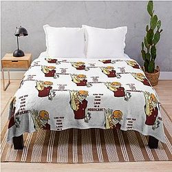 Smoking idol king of the art hill gift for fans Throw Blanket
