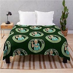 King Of The Hills Funny Throw Blanket