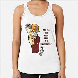 Smoking idol king of the art hill gift for fans Racerback Tank Top