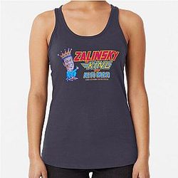 ZALINSKY King of Auto Parts (2) Racerback Tank Top