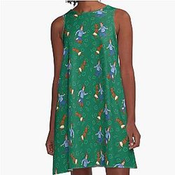 Hank Hill and Ladybird Dancing A-Line Dress