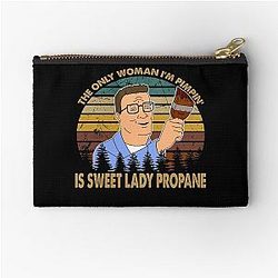 They only woman Hank man cartoon Zipper Pouch