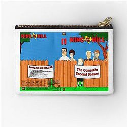 King Of The Hill Zipper Pouch