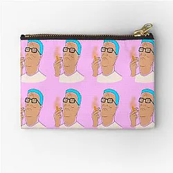 Hank Hill Smokin' a Cheeto Puff Zipper Pouch